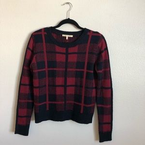 Cutest red and navy blue sweater